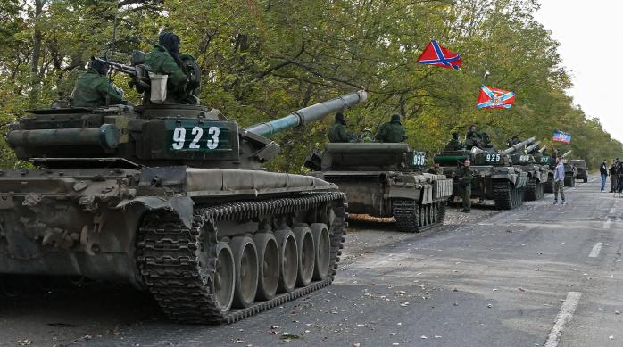 Миссия ОБСЕ обнаружила у боевиков близ Донецка 40 танков и 60 бронированных грузовиков