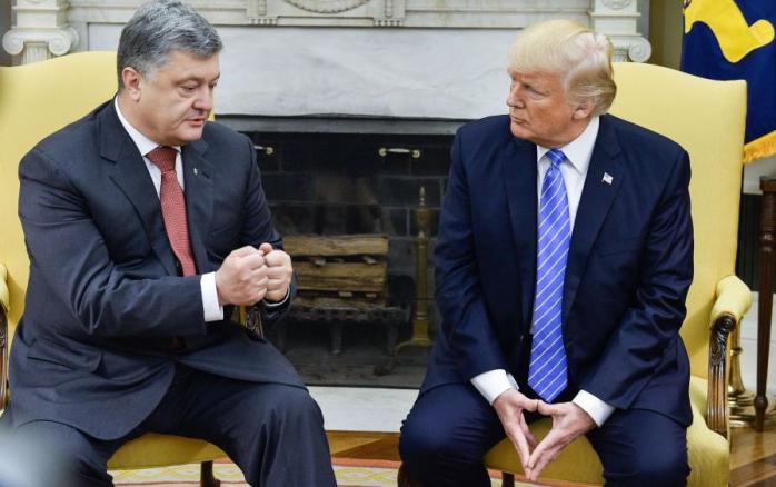США поддерживают украинское видение миротворцев ООН на Донбассе — Порошенко после встречи с Трампом (ВИДЕО)
