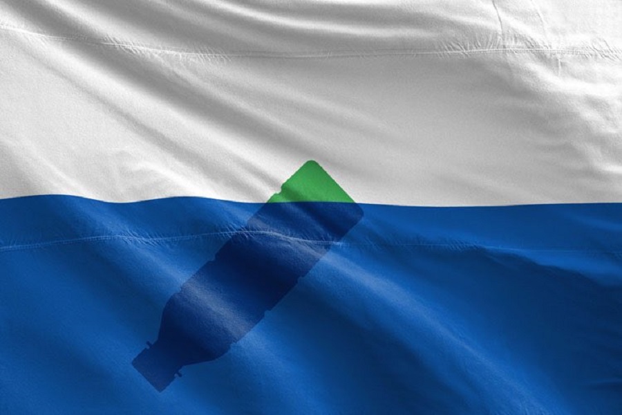 Фото: Флаг "Мусорных островов"