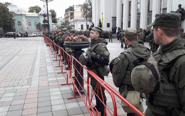 Полиция составила админпротоколы на активистов, которые хотели прорваться в Раду