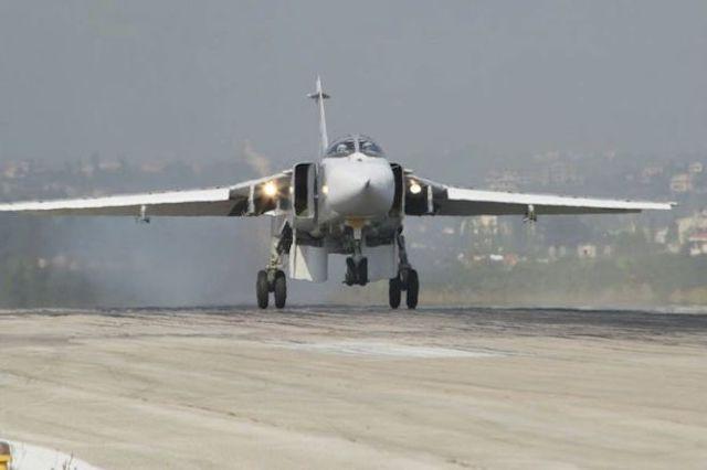 У Сирії розбився бомбардувальник РФ Су-24