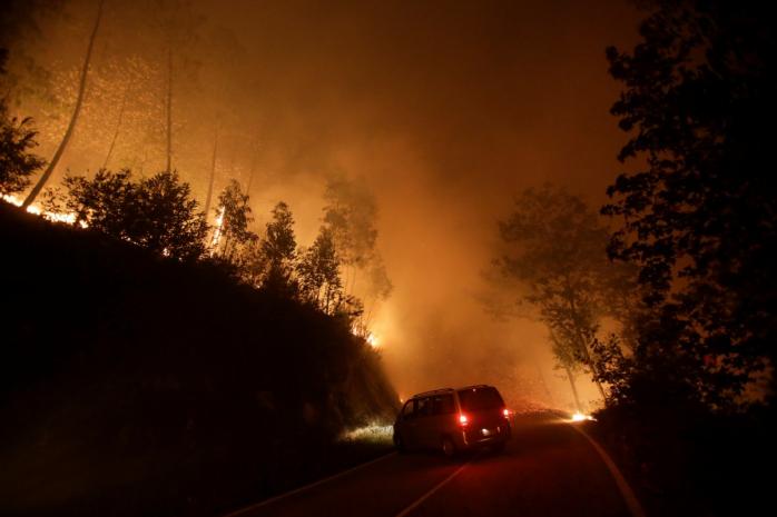 Лісові пожежі в Іспанії та Португалії забрали життя дев’ятьох осіб