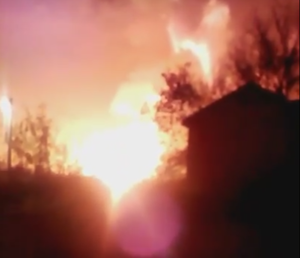 Факел высотой в 20 м: под Москвой взорвался газопровод (ВИДЕО)