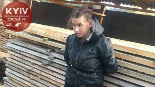 Появилось видео задержания похитительницы ребенка в Киеве