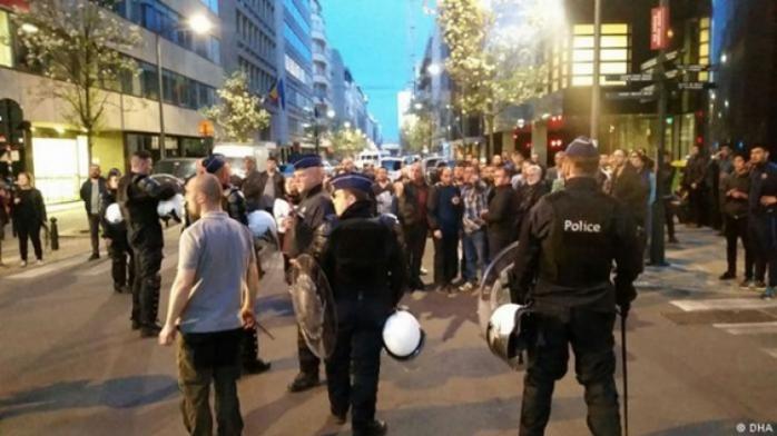 В Брюсселе арестовали участников массовых столкновений с полицией