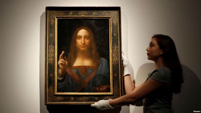 Найдорожча картина: роботу да Вінчі купили на аукціоні майже за 500 млн доларів (ФОТО, ВІДЕО)