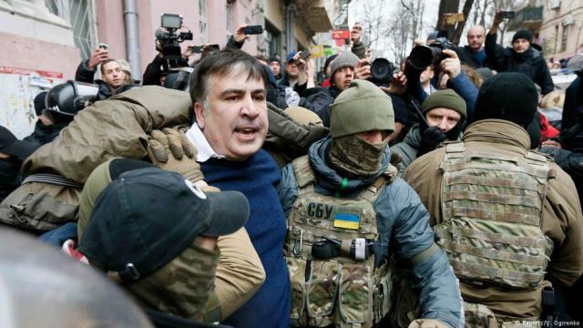 Задержание Саакашвили. Фото: Reuters