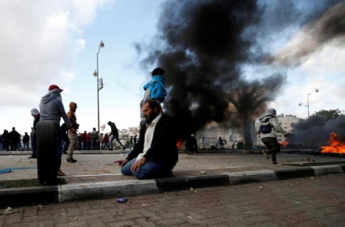 Столкновения в Иерусалиме. Фото: Reuters