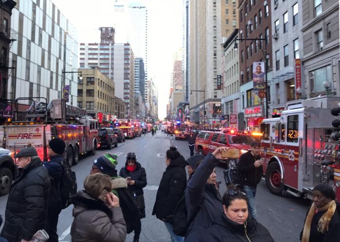 Взрыв в Нью-Йорке. Фото: Reuters