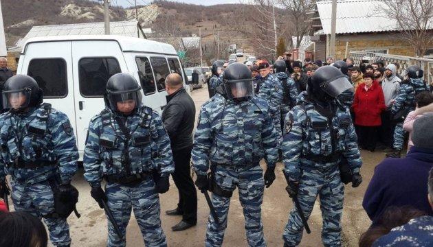 Российские силовики в Крыму, фото «Укринформ»