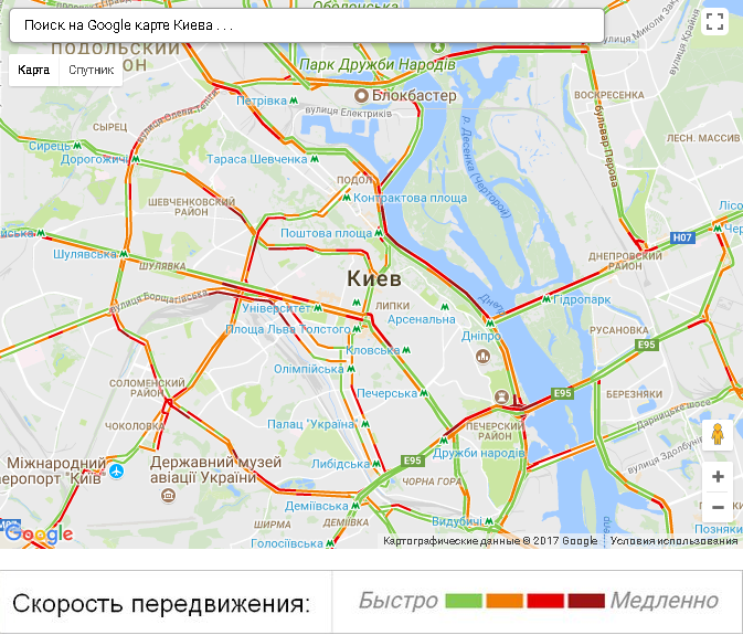 Карты України Гугл