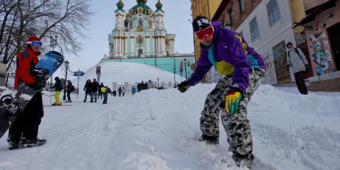Зима в Киеве. Фото: Gloss.ua