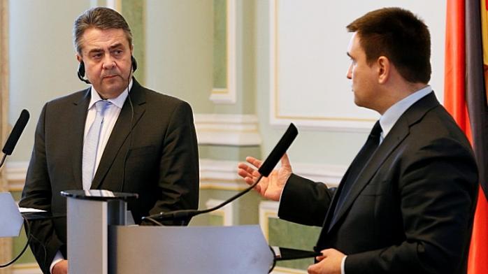 Павло Клімкін та Зігмар Габріель. Фото: Reuters