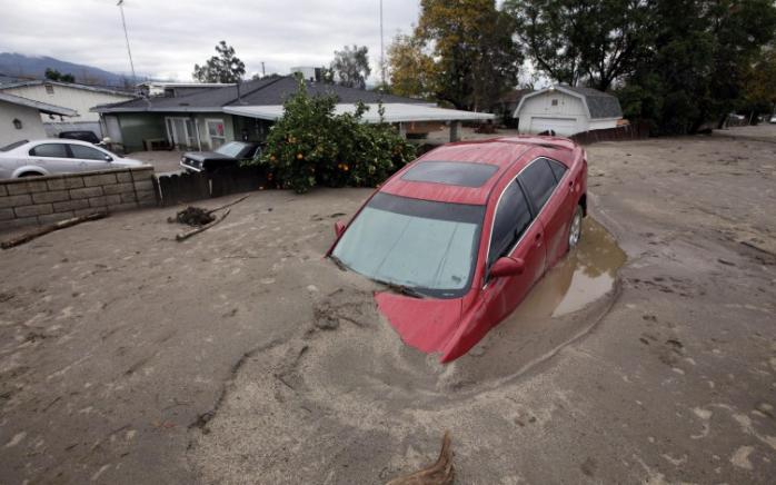 Наводнения в Калифорнии. Фото: TheJournal.ie