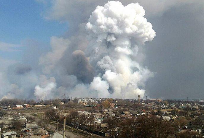 Пожар в Балаклее на Харьковщине