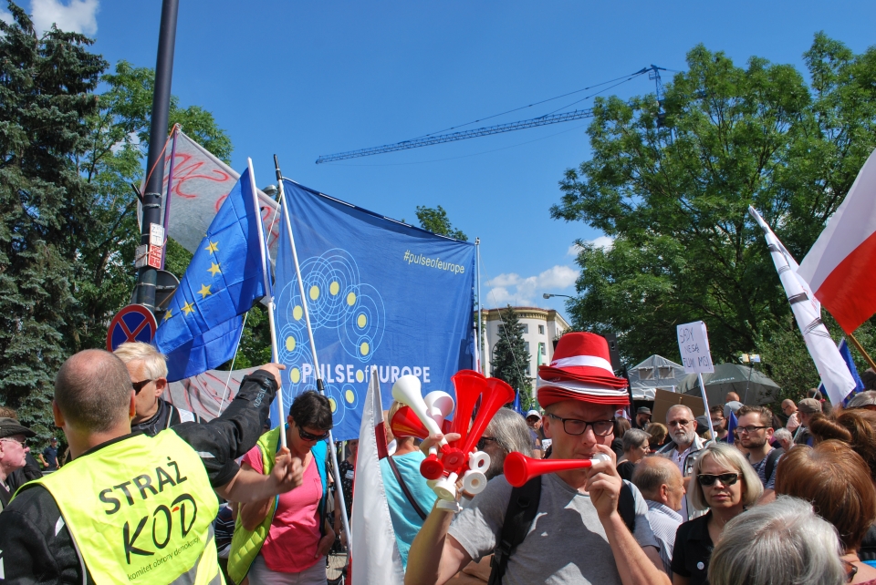 Поляки протестуют против судебной реформы