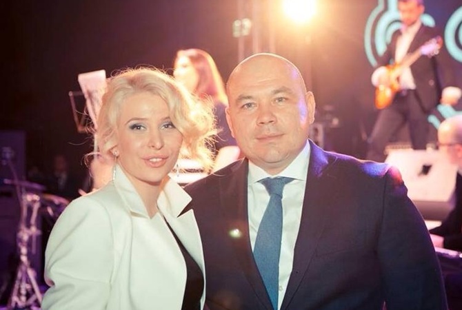 Диана Самойлик (в девичестве Антипенко) с мужем. Фото: kp.ua