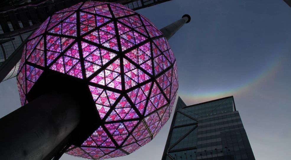 Новорічна куля на Таймс-сквер у Нью-Йорку. Фото: House of Waterford Crystal