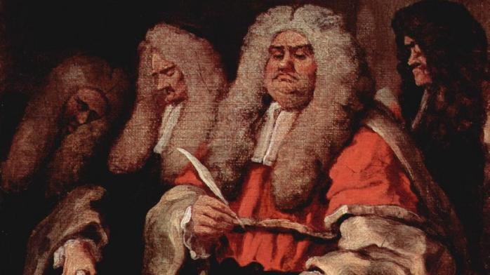 Федеральний суддя. Ілюстрація: William Hogarth. The Bench