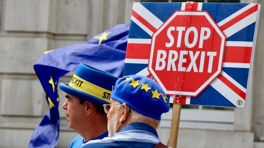 Противники виходу Британії з ЄС — Брекзиту. Фото: Pexels