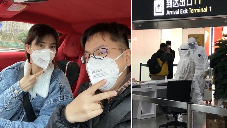 Люди в спецмасках во время эпидемии коронавируса в Китае. Фото: Анастасия Мосейчук