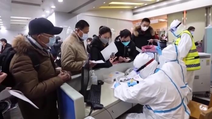 Епідемія коронавірусу в Китаї. Фото: Скрін з YouTube / Sky News