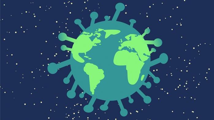 Коронавірус у світі. Фото: Pixabay