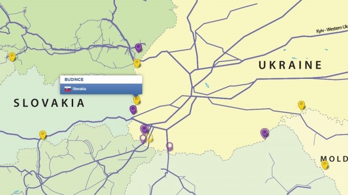 Транспортировка газа через Словакию. Фото: Оператор ГТС Украины