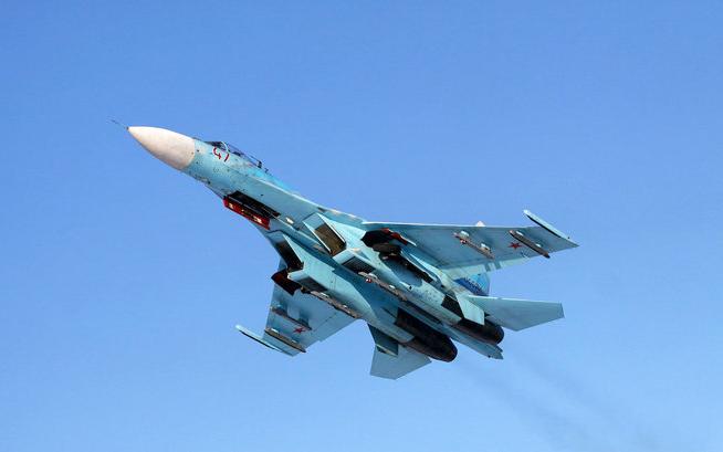 Російський винищувач Су-27. Фото: Вести