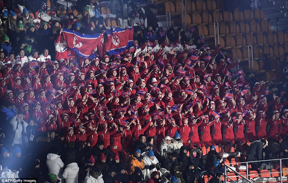 Фото: Корейские болельщики