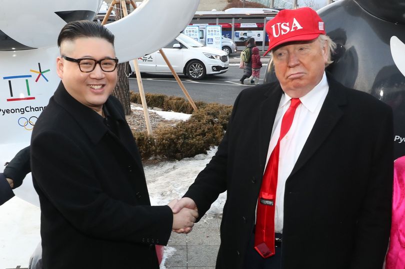 Фото: Фейковые Трамп и Ким Чен Ын