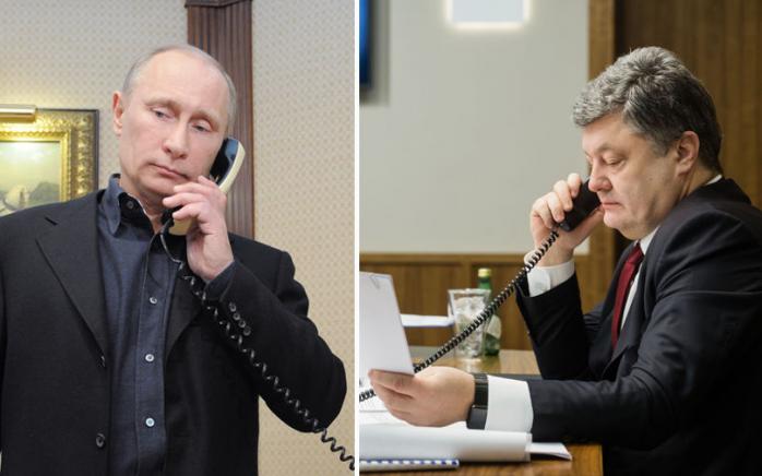 Порошенко и Путин. Фото: Днепр Время