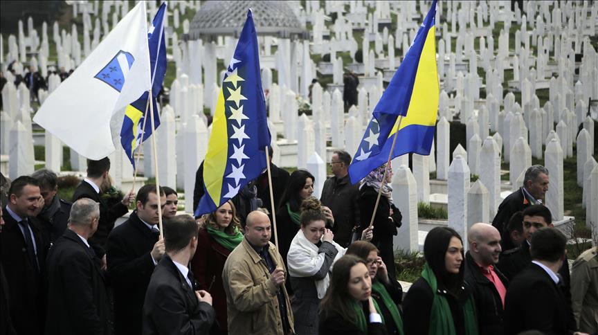 Святкування Дня незалежності в Боснії та Герцеговині. Фото: aa.com.tr
