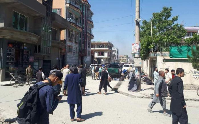 Взрыв в Кабуле. Фото: Pajhwok Afghan News