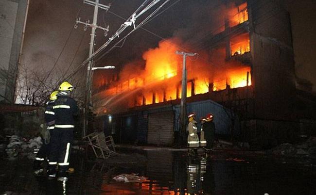 Пожар в Киеве. Фото: NTV