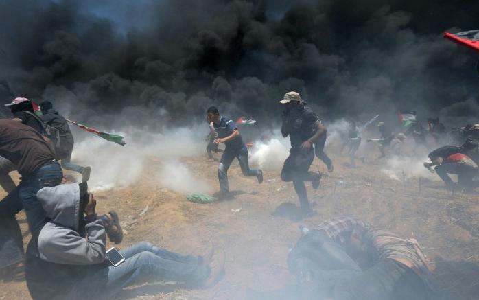 Беспорядки в секторе Газа. Фото: Twitter