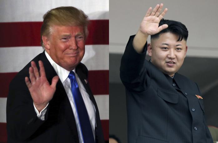 Дональд Трамп и Ким Чен Ын. Фото: gawker.com