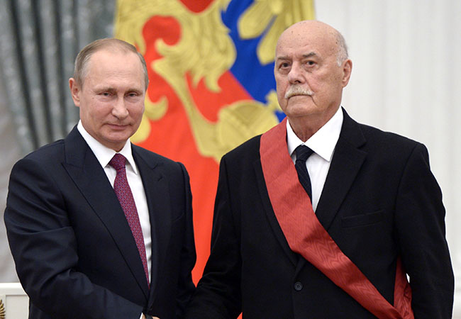 Путин и Говорухин, 2013 год