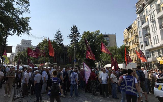 Мітинг в Києві. Фото: Олексій Рябчин у Twitter