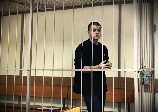 Микита Грабчук на суді. Фото: Інсайдер