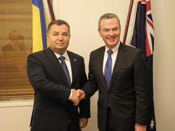 Министры обороны Украины и Австралии. Фото: mil.gov.ua
