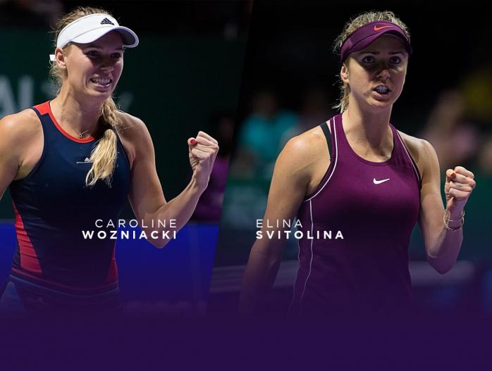 Возняцкі і Світоліна, фото — WTA