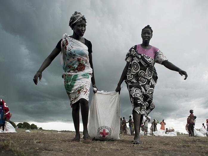 Гумпомощь в Африке. Фото: Международный комитет Красного Креста