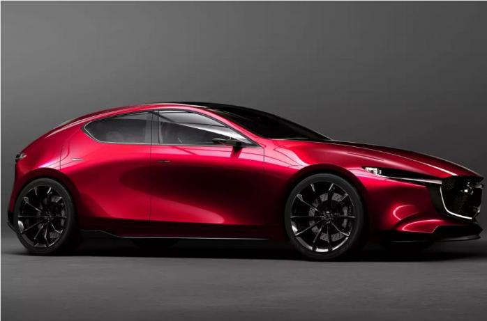 Концептуальний хетчбек Mazda Kai, на основі якого розробляли третю модель, фото - motor.ru.