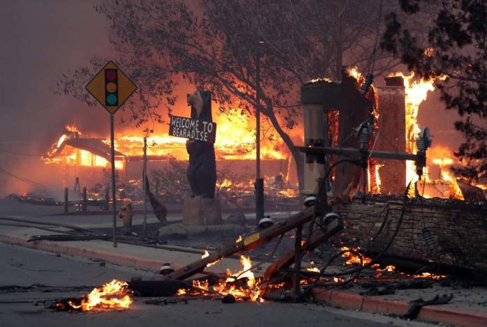 Пожежі в Каліфорнії. Фото: SFGate