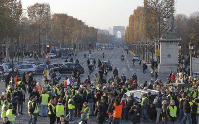 Протесты во Франции. Фото: AP