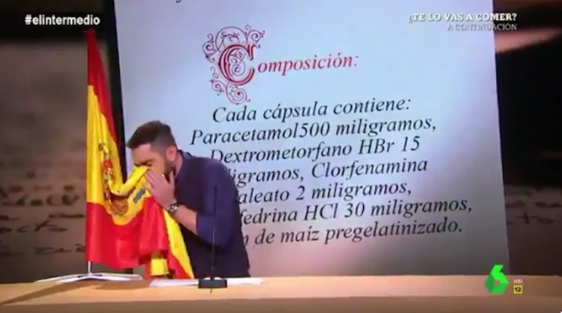Скандальний момент із прапором Іспанії, фото: Verne