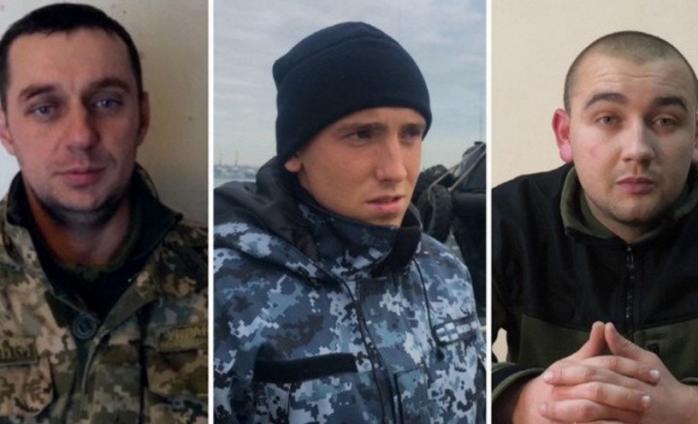 Военнопленные украинские моряки. Фото: Обозреватель