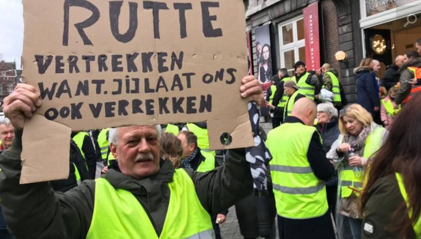 Протесты происходят в Гааге Роттердаме Амстердаме Маастрихте Эйндховене и Алкмааре
