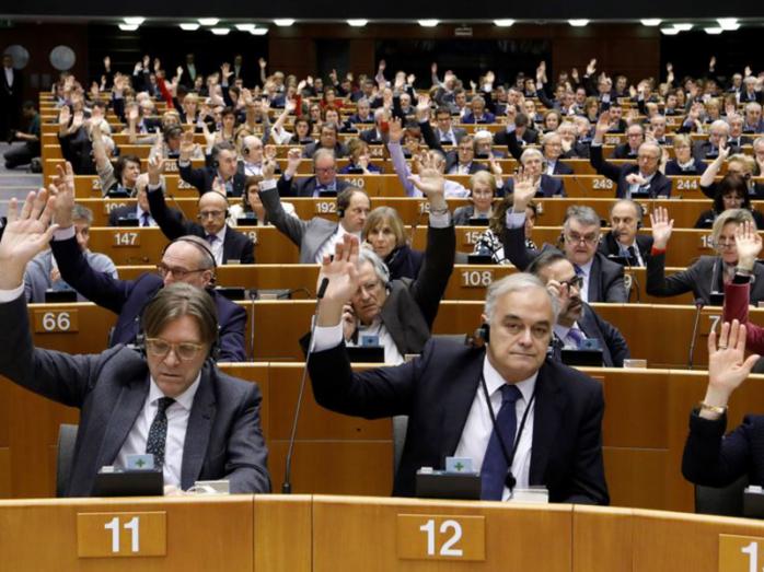 Голосование в Европарламенте. Фото: Радио Свобода